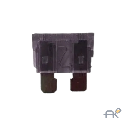 Предохранитель автомобильный. АТО.серый. 2 А (5208002)